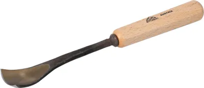 Produktbild von STUBAI Stemmeisen Stechbeitel Serie 52 - Form 28 | Gekröpftes Hohleisen 30 mm, mit Holzgriff, für Figurenarbeiten, Kerb- und Reliefschnitzarbeiten, zur präzisen Bearbeitung von Holz