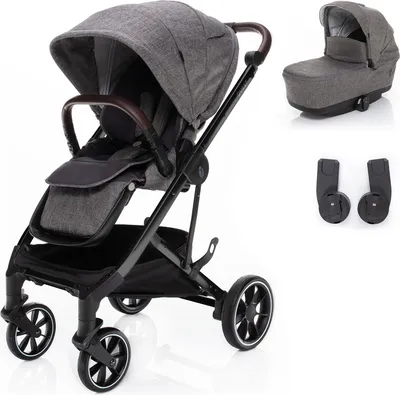 Obrázek produktu pro ZOPA Set kočárek Quest+ korba+ adaptéry, Tornado Grey/Black