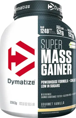 Produktbild von Dymatize Super Mass Gainer (2943g) Gourmet Vanilla - Gewichtszunahme - Mit Kreatin