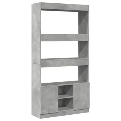 Obrázek produktu pro Skříň highboard betonově šedá 92 x 33 x 180 cm kompozitní dřevo