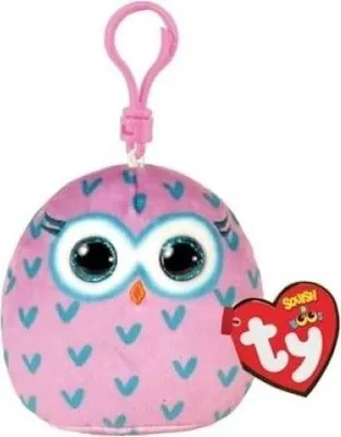 Zdjęcie produktu dla Squish-a-Boos Winx brązowa sowa brelok 8,5 cm