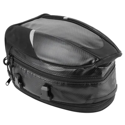 Imagen del producto de Bolsa para motocicleta, funda para casco de moto, alforjas traseras, bolsa para depósito de gasolina, mochila para motocicleta, compartimento para guardar el casco, bolsa trasera para moto, equipo de conducción