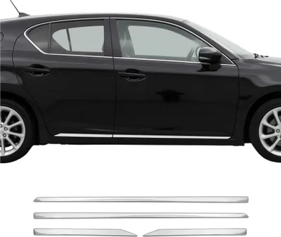 Image de Garniture Baguette de porte latérale pour Lexus CT 2010-2021 en acier inox 4Pcs
