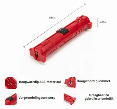 Zdjęcie produktu dla Obcinak do kabli koncentrycznych o średnicy 4,5-8 mm, uniwersalne narzędzie do zdejmowania izolacji