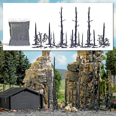 Produktbild von Busch Abgebrannter Wald H0 1854
