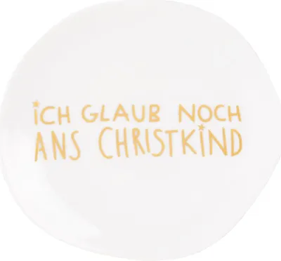 Immagine prodotto di Räder Weihnachtsteller Ich glaub noch ans Christkind D.13,5cm