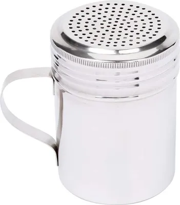 Produktbild von Gewürzstreuer aus Edelstahl (283 ml) mit Griff, Gewürzstreuer in Restaurantqualit?t