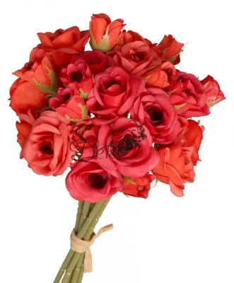 Produktbild von Künstliche Blumen, ein Strauß Rosen, Rosen, Zweige