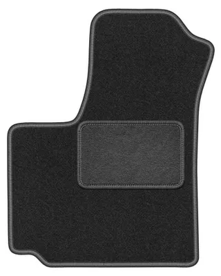 Produktbild von Fahrermatte Velours für Fiat Doblo I 2000-2009 (Kombivan) – 1-tlg, Graphit, passgenau – Wielganizator LUX