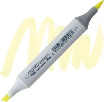 Immagine prodotto di COPIC Sketch Pennello e scalpello bifacciale, Y000 Limone pallido