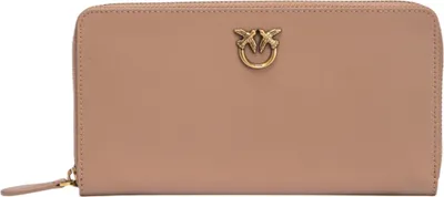 Produktbild von PINKO Geldbörse Ryder Zip Around Ginger Biscuit - Antique Gold taupe