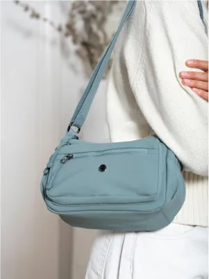 Obrázek produktu pro Peterson dámská crossbody kabelka z polyesteru modrá 23x16 cm