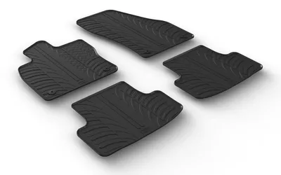 Produktbild von LAMPA Fußmatten Set Gummi für SKODA Karoq SUV (NU7) Vorne+Hinten