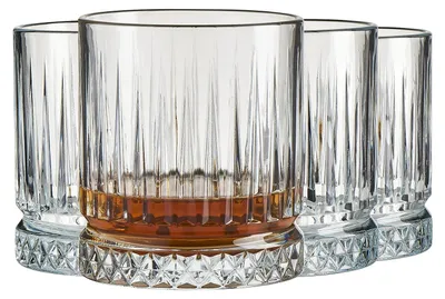 Tumbler-Set 4er, 355 ml, Glas, transparent, spülmaschinenfest