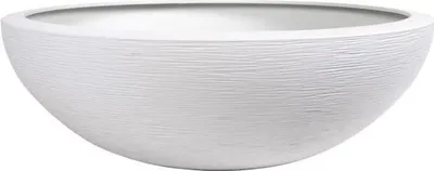 Image de Pot de Fleurs Graphit UP EDA, Ø 59 cm, 39 L, Blanc Cérusé, H 21 cm
