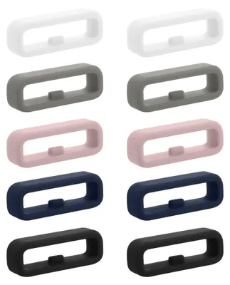 Produktbild von kwmobile 10x Smart Watch Band Halterung für 20mm Smartwatch Strap (Universal) Armbandhalterung - Bandschlaufe für Fitness Tracker und Smart Uhr aus