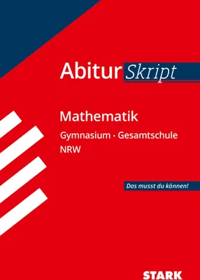 Produktbild von Abiturskript - Mathematik Nordrhein-Westfalen