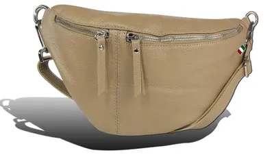 Produktbild von Florence Tasche Tragegurt passend beige taupe Leder Gürteltasche D2OTF820N