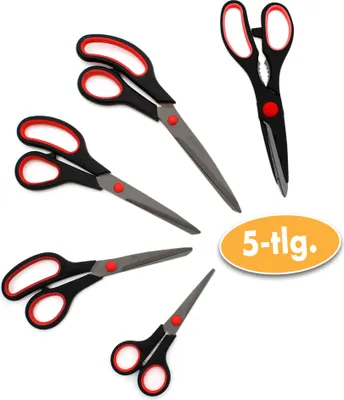 Produktbild von Scheren-Set Titanbeschichtet 5-tlg