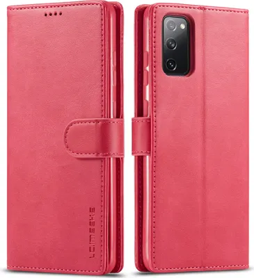 Produktbild von Samsung Galaxy M52 5G Hülle, Klapphüllen Brieftasche Leder Magnetverschluss Ständer Schutzhülle für Galaxy M52 5G Rosa