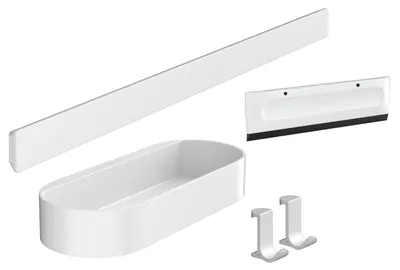 Image de HANSGROHE WallStoris Ensemble d'accessoires pour la douche blanc mat 27967700