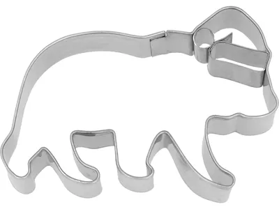 Image de Emporte-pièce Ours De Noël 9 Cm 2,5 X 4,8 X H.8 Cm - Birkmann