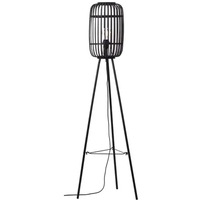 Produktbild von BRILLIANT Standleuchte, dreibeinig Woodrow schwarz IP20 E27 60 Watt g. f. Normallampe