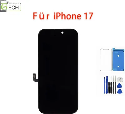 Produktbild von LCD für iPhone 17 Soft OLED Display Retina Touchscreen Bildschirm Schutzglas