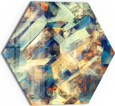 Produktbild von DEQORI Glasbild Echtglas 40x35 cm 'Kreative Wirbel' Wandbild Bild modern Deko