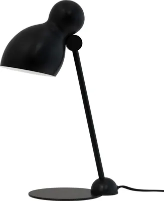 Produktbild von Tischlampe, Tischleuchte, Nachttischlampe, Schreibtischlampe, LED Leselampe, Ludo schwarz