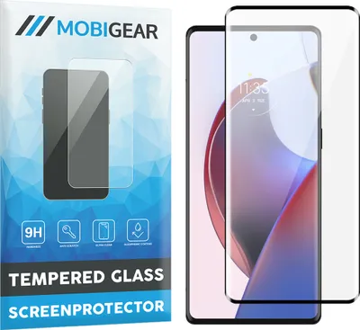 Product packaging and a smartphone screen protector.