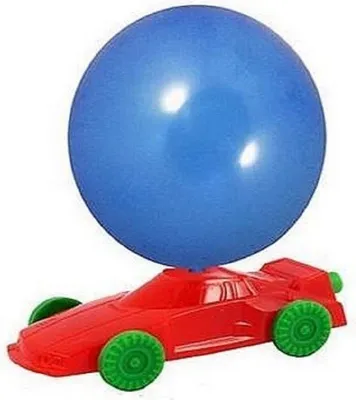 Produktbild von Luftballon Auto Rennen Ballonautos, ideale Partygeschenke Glücksbringer/ Beutetaschenfüller / Mitgebsel , 1 Stück