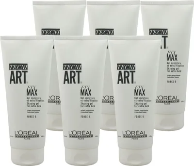 Produktbild von Loreal Tecni. ART Fix Max 6 x 200 ml Haargel extremer Halt Set