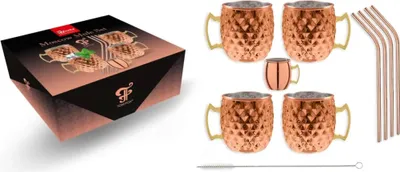 Produktbild von Diamond Moscow Mule Becher Set Kupfer