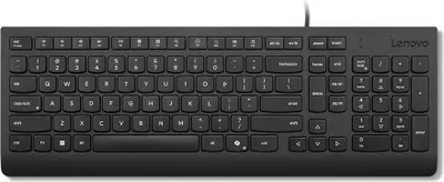 Produktbild von Lenovo Essential - Tastatur - USB - QWERTY - Italienisch - Schwarz - OEM - braune Box