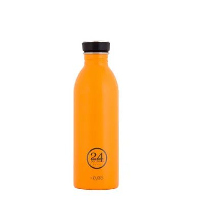 Produktbild von 24Bottles Urban Bottle, 500 ml, Tägliche Nutzung, Orange, Edelstahl, Schraubdeckel, Drehen