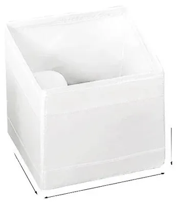 Obrázok produktu pre Organizér na oblečenie, skladacie prevedenie, všestranné úložné riešenie, biela farba