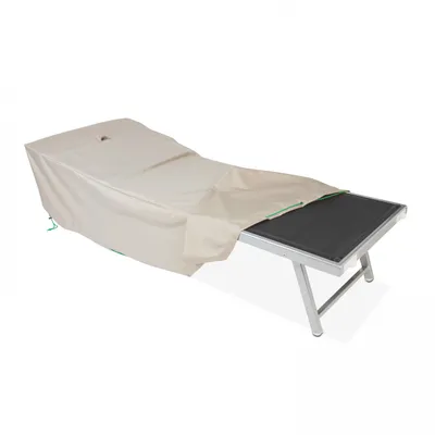 Produktbild von Liegestuhlschutzbezug von 200 x 75 cm Cov'Up Taupe - Oviala