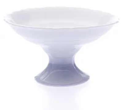 Produktbild von Kompottschale auf Fuß 15 cm, weißes Porzellan, Verona, G. Benedikt