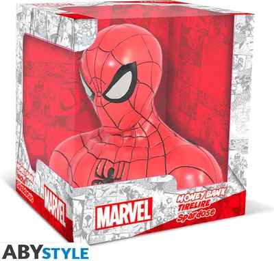 Produktbild von ABYstyle Spardose Marvel Spiderman, Sparschwein, PVC, 16 cm, ABYBUS022