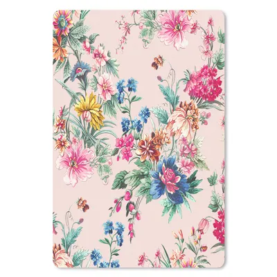 Produktbild von MuchoWow® Mauspad Mousepad Blumen - Pastell - Vintage 18x27 cm - Mousepads - Maus Mat - Pad - Mausunterlage