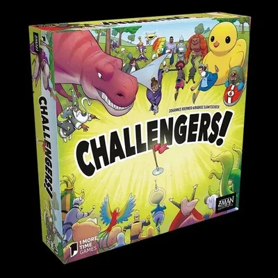 Produktbild von ZMND0028 - Challengers!, Kartenspiel, für 1-8 Spieler, ab 8 Jahren (DE-Ausgabe)