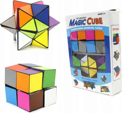 Produktbild von Magischer Würfel Antistress Fidget Cube 2 Stück Unendlicher Würfel Spielzeug gegen Stress