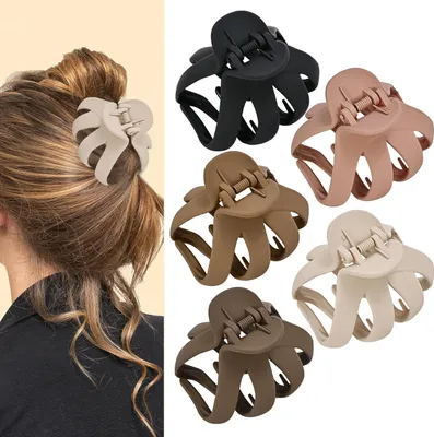 Immagine prodotto di Set di fermagli Octopus per capelli ricci e spessi - confezione da 5