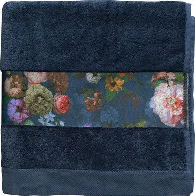 Produktbild von Essenza Duschtuch Fleur 70x140cm, Farbe Blue