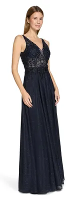 Productafbeelding van Vera Mont damesjurk, model 8928/4112, formele avondjurk, kleur: Night Sky, maat 38