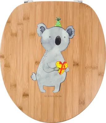 Produktbild von Mr. & Mrs. Panda WC Sitz Koala Geschenk - Transparent - WC-Sitz, Klobrille, Koalabär, Geburtstag, Klo-Deckel, Toilettendeckel, Brille, Party