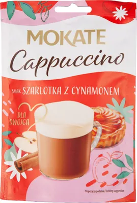 Zdjęcie produktu dla Słodka Kawa Cappuccino Szarlotka I Cynamon Deserowa Pianka Bez Eskpresu 40g