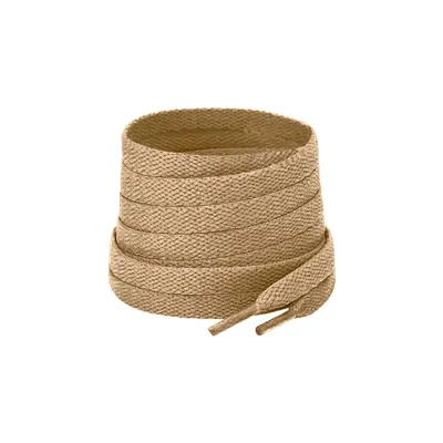 Flache Schnürsenkel in 
Braun Hell –110 cm Länge – 8 mm breit – für Freizeitschuhe und Sneaker