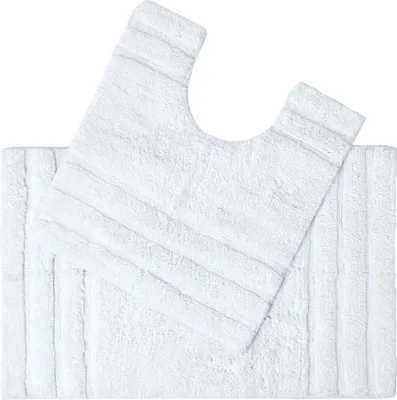 Obrázek produktu pro HOMESCAPES Sada koupelnových předložek 2ks Spa Surpreme White